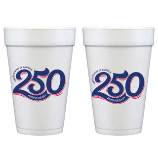 USA 250 Foam Cup Set
