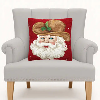 Cowboy Santa Hook Pillow