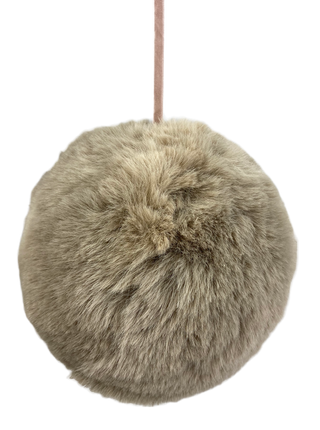Natural Faux Fur Ornament
