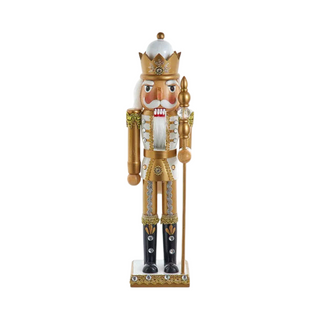 Gold & White Nutcracker