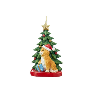 Christmas Tree Cat Ornament