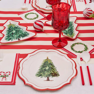 Merry & Bright Paper Dinner Plate