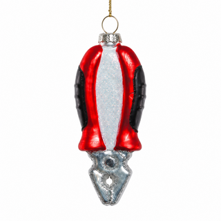 Tools Box Glass Ornament