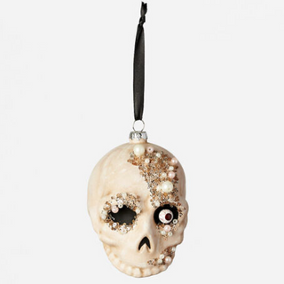 Zombie Skull Ornament