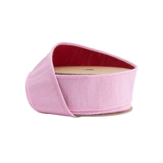 Dupioni Double Fused Pink and Red Ribbon, 1.5" x 10YD