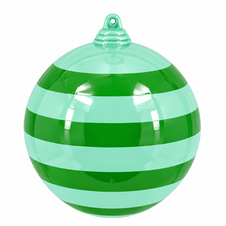 Stripe Ball Ornament by Glitterville, 4"