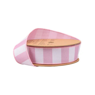 Light Pink and White Striped Ribbon, 1.5" x 10YD