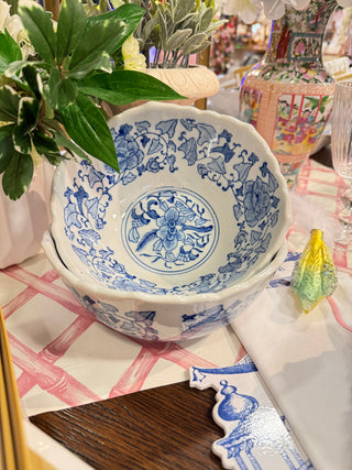 Blue and White Canton Bowl