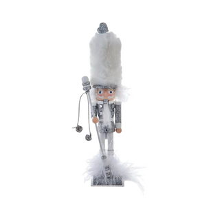 Hollywood Nutcracker™ Gold, White, & Silver Nutcracker