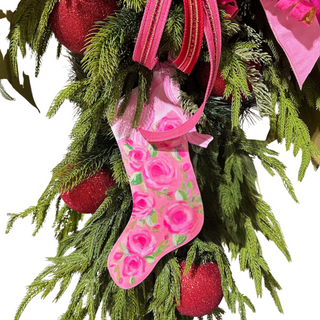 Sugarplum Stockings Teardrop