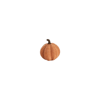 Autumn Allure Basket Weave Pattern Pumpkin