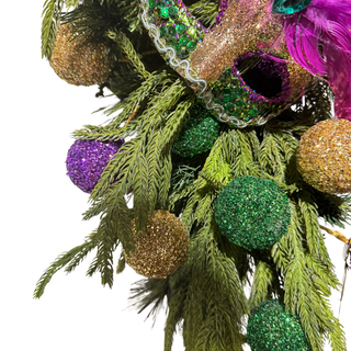 CUSTOM MARDI GRAS TEARDROP