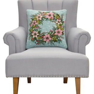 Holiday Wreath Hook Pillow