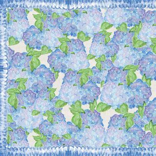 Hydrangea Vinyl Floor Mat