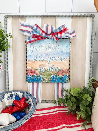 “God Shed His Grace On Thee” Mini Gallery Art