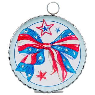 Mini Beck’s Round Stars & Stripes Mini Gallery Art