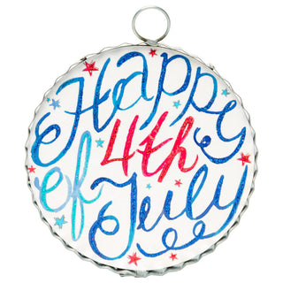 Mini Beck’s Round Happy 4th Of July Mini Gallery Art