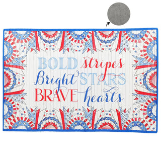 Beck’s Patriotic Bamboo Mat