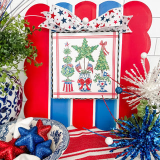 Beck’s Patriotic Boxwoods in Pots Mini Gallery Art