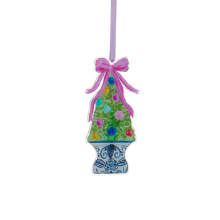 Chinoiserie Topiary Acrylic Ornament