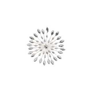 Clear Jeweled Snowflake Ornament