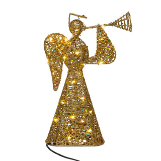 Twinkle Gold Angel Tree Topper