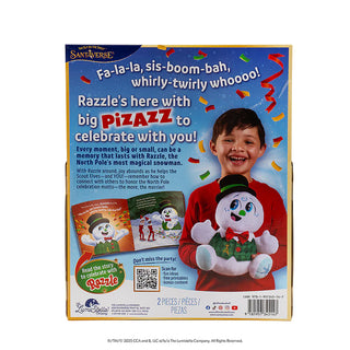 SnoStax™ Razzle the Snowman Plush and Book
