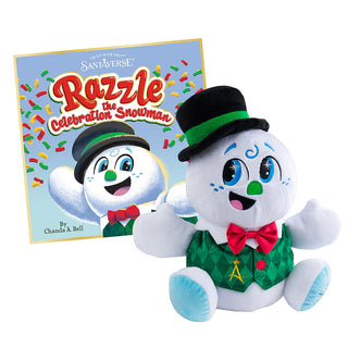 SnoStax™ Razzle the Snowman Plush and Book