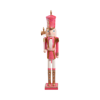 Glittered Pink Nutcracker