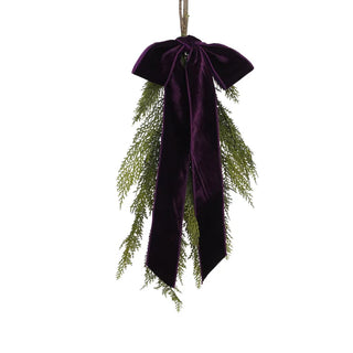 Purple Reveuse Bow, 2.5"