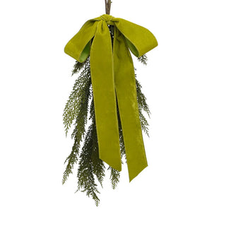 Lime Green Reveuse Bow, 2.5"