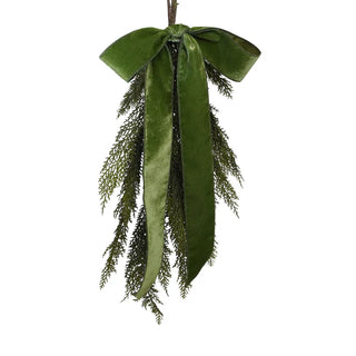 Olive Reveuse Bow, 2.5"