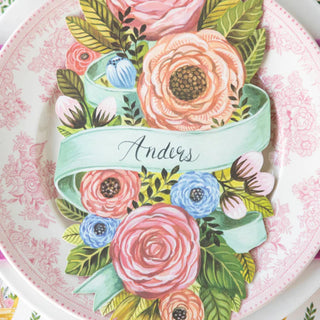 Spring Floral Table Accent