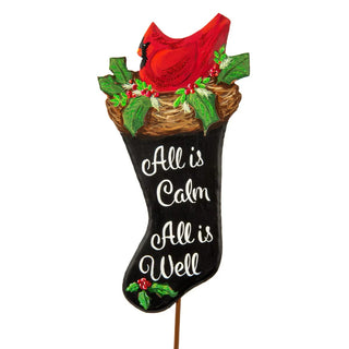 “All Is Calm” Stocking