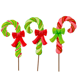 Merry & Bright Bow Candy Cane