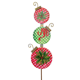 Gingham Ornament Topiary