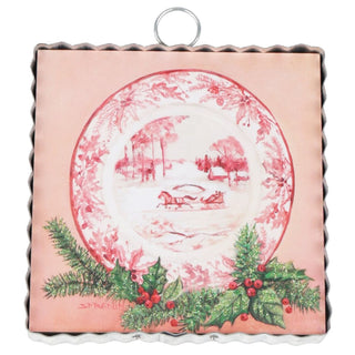 Red Work Plate Mini Gallery Art