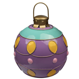 Merry & Bright Purple 3D Ornament