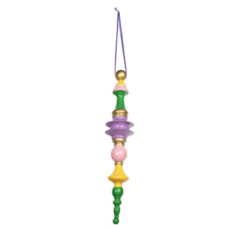 Merry & Bright Hanging Finial, Purple