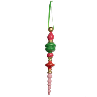 Merry & Bright Hanging Finial, Pink