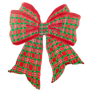 Red Plaid Bow