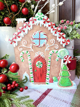 Snowy Gingerbread House