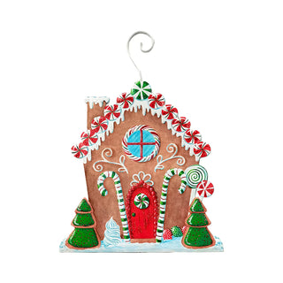 Snowy Gingerbread House Ornament