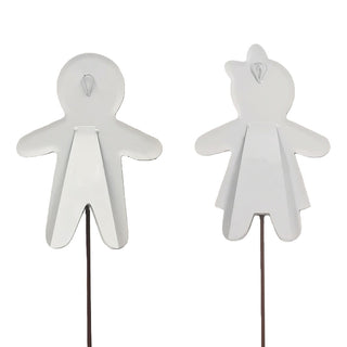 Snowy Gingerbread Boy & Girl