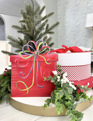 Merry & Bright Curly Ribbon Package