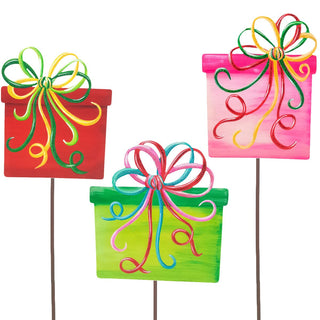 Merry & Bright Curly Ribbon Package