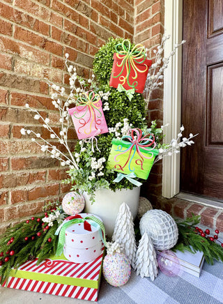 Merry & Bright Curly Ribbon Package