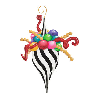 Merry & Bright Elegant Swirl Finial