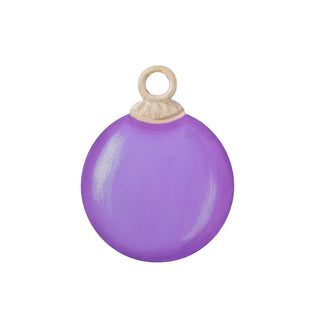 Round Tree Ornament Magnet, Purple