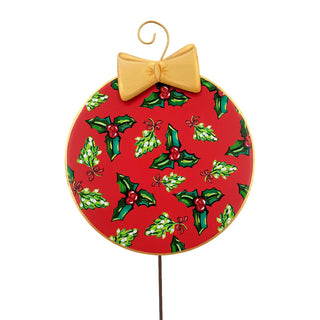 Holly & Mistletoe Ornament